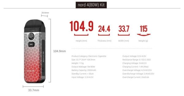 SMOK Nord 4 Kit - vapecave.ca