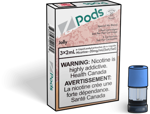 Jolly - Z Pods - Premium Stlth Compatible Pods - Wide Range of Flavors - Vape Cave