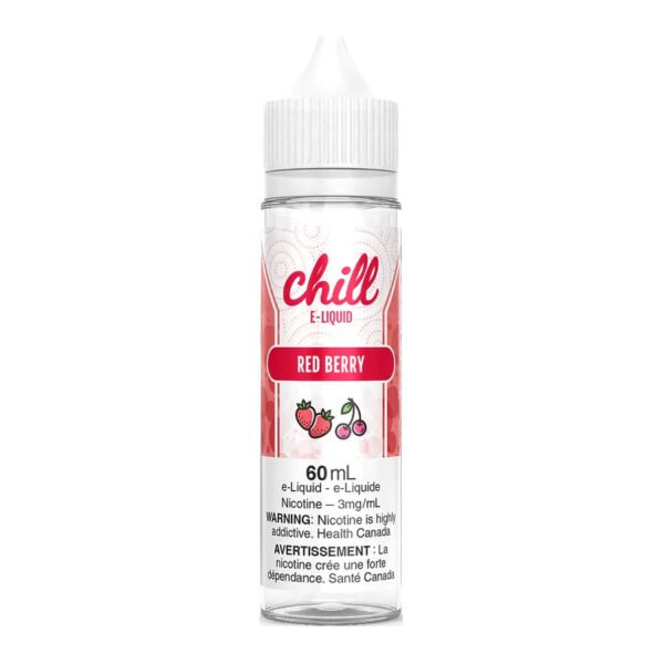 Red Berry - Chill Freebase E-Liquid - Exquisite Fruit Blend - Mouthwatering Flavor - 30ml Bottle - Vape Cave