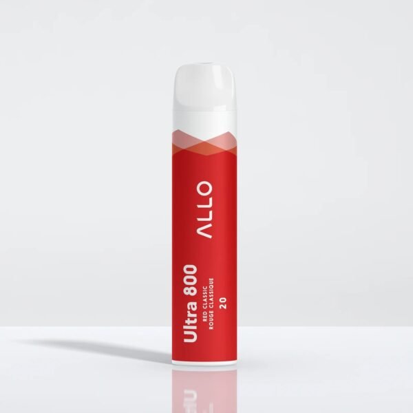 Red Classic - Allo Ultra 800 Disposable Vape - Sleek design, 800+ puffs, 3.8mL juice capacity, 550mAh battery - Vape Cave