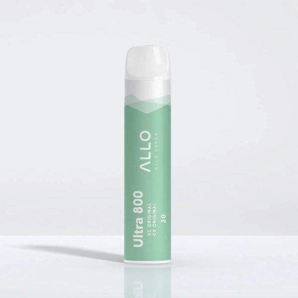 Vanilla Custard - Allo Ultra 800 Disposable Vape - Sleek design, 800+ puffs, 3.8mL juice capacity, 550mAh battery - Vape Cave