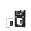 Stlth Loop 2 Device in Pearl White with an ergonomic design and compatibility with Loop 9K Pods.