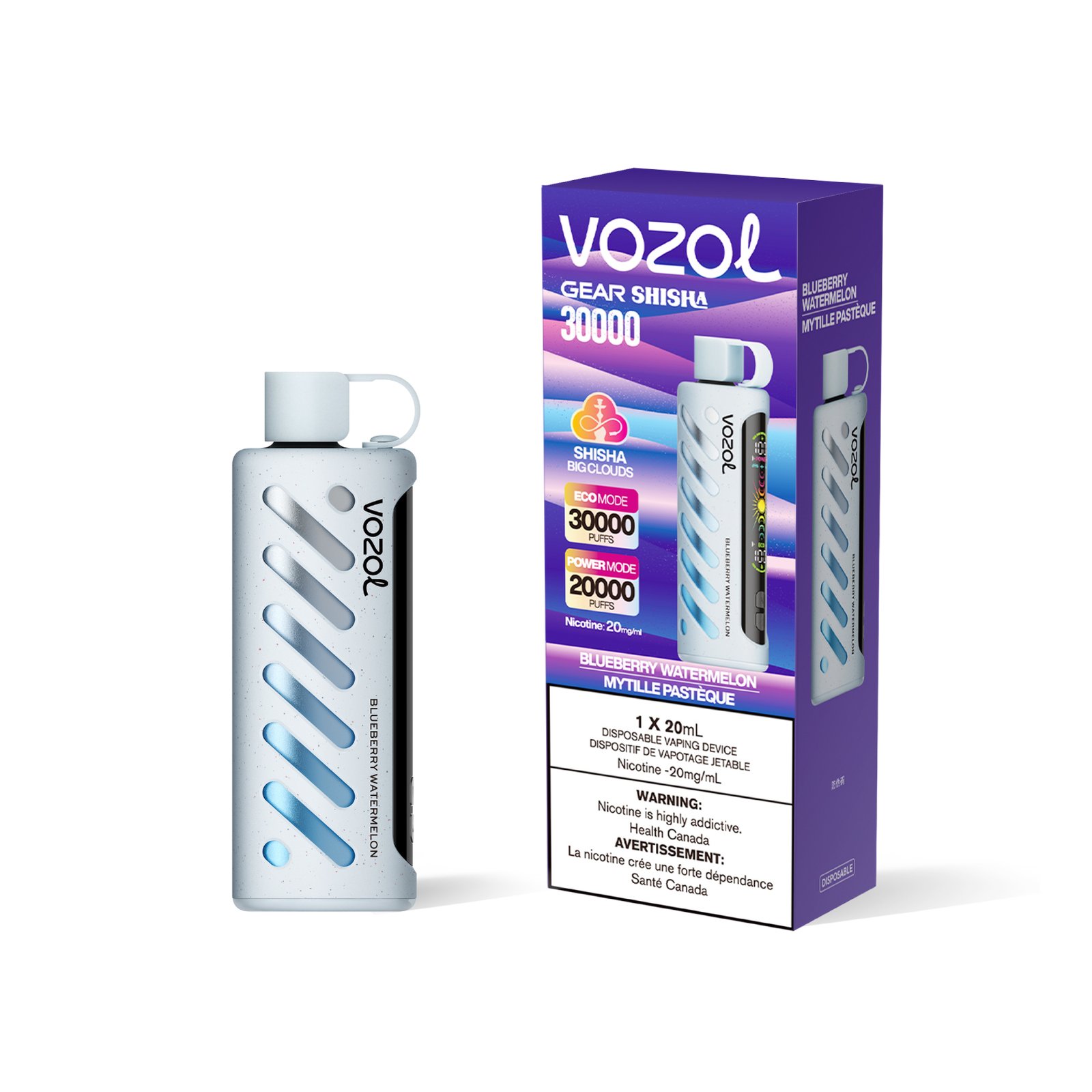 Vozol Vape 30000 Puffs Vozol Gear Shisha 30K Disposable Vape – 30,000 Puffs  Canada