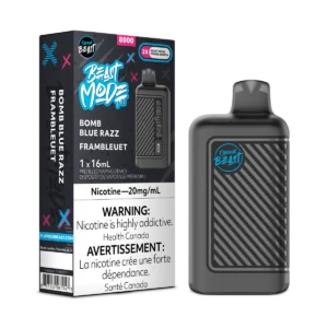 Flavour Beast Beast Mode 8K Bomb Blue Razz disposable vape - puffs, e-liquid, nicotine